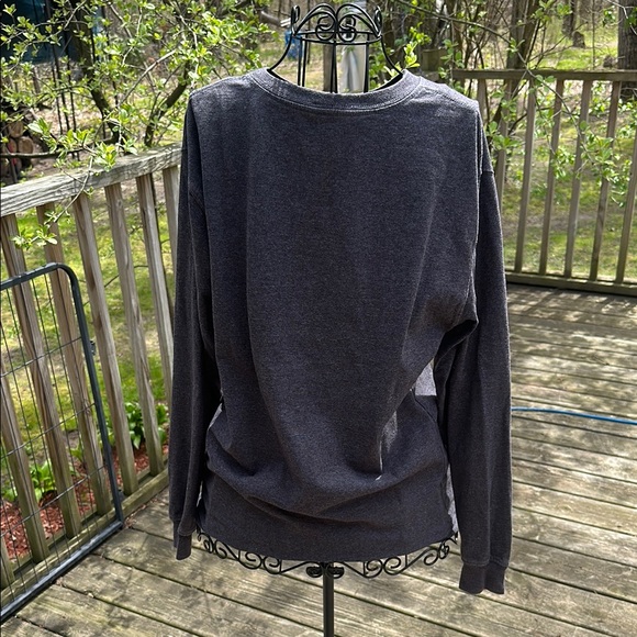 Carhartt Men's Long Sleeve Tee - Dark Gray - Picture 6 of 6